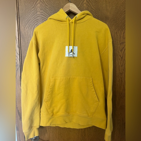 Nike Jordan Mustard Yellow Hoodie Size Men’s Medium - Picture 1 of 5
